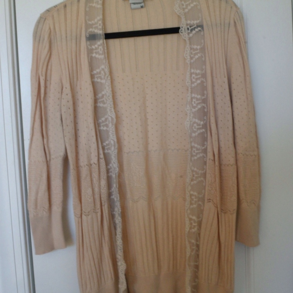 American Rag Cardigan (peach)